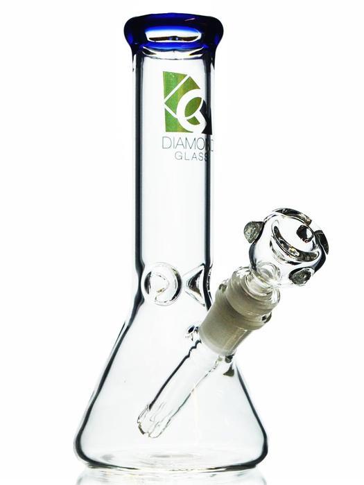 Bongs 8" Mini Beaker Bong by Diamond Glass