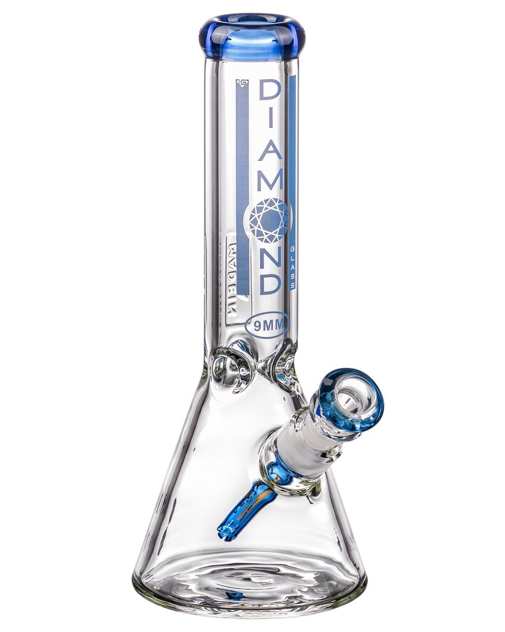 Bongs Diamond Glass - 9mm Thick Beaker Bong 11''
