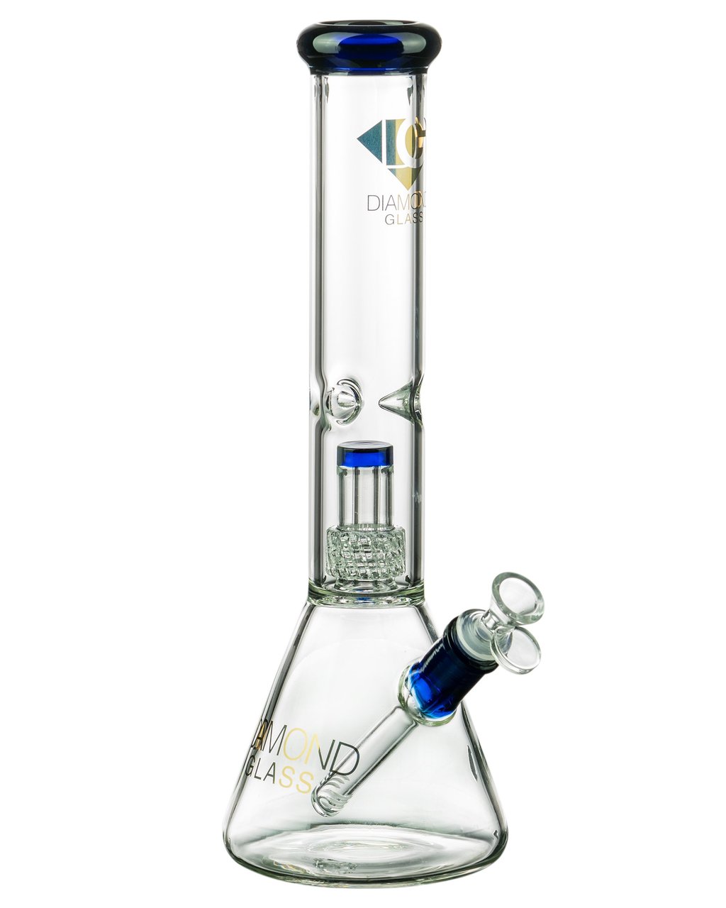 Bongs Diamond Glass - UFO Perc Beaker 14''