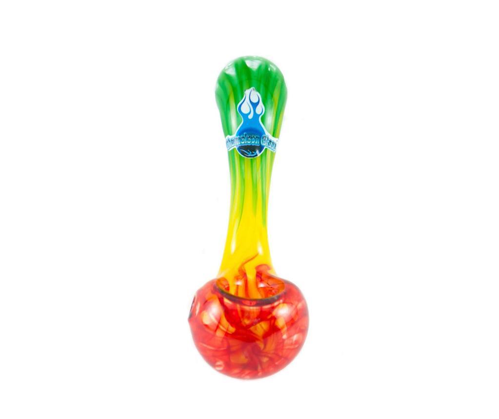 Hand Pipe Chameleon Glass - Dubdancer Sherlock Pipe