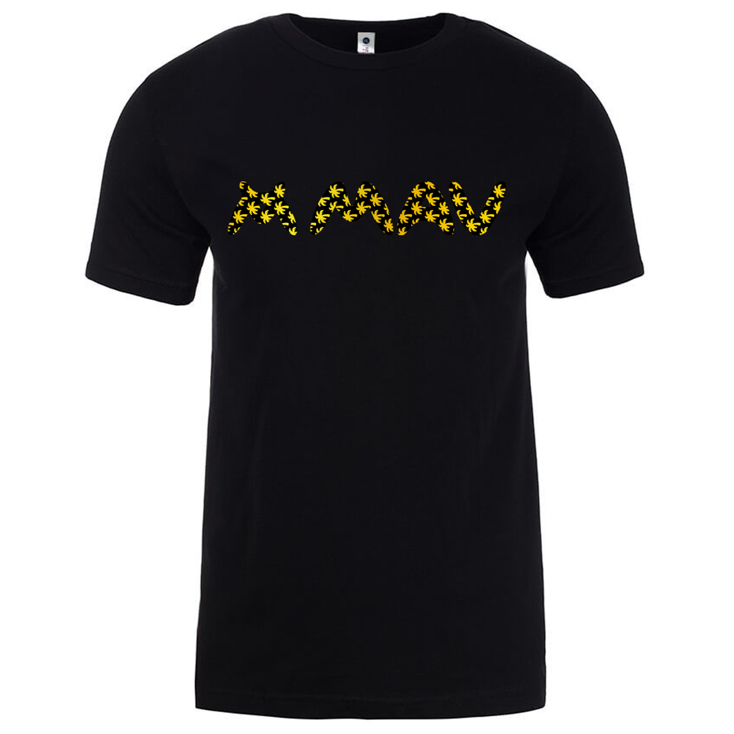 T-shirts Gold Palm Black T-Shirt