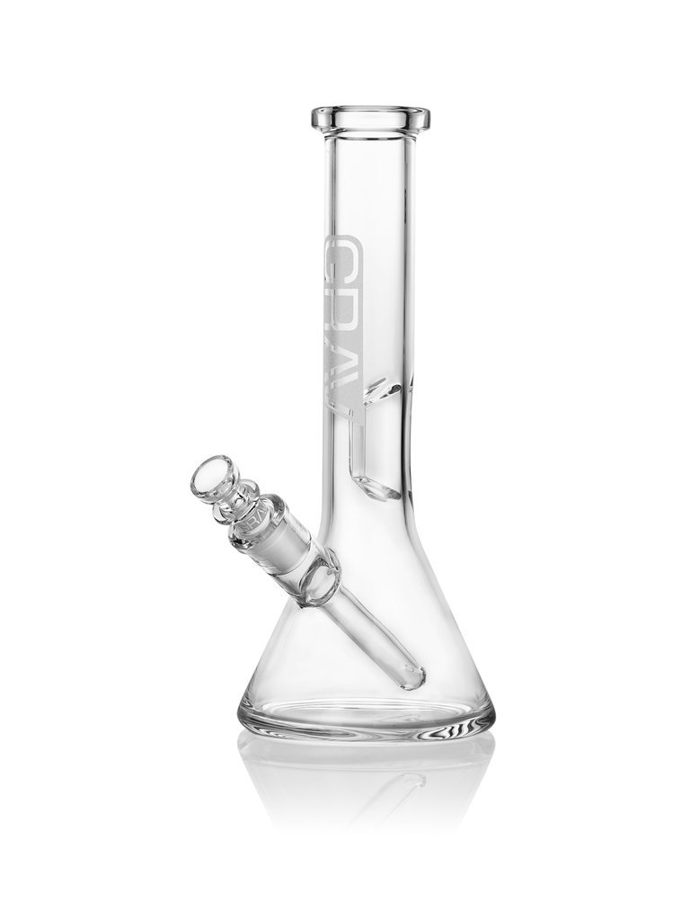 Water Pipes Grav - Beaker with Geometric Ice Pinch