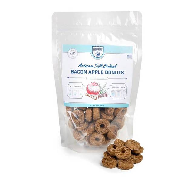 Cbd For Pets PHYTO Animal Health??? - CBD Pet Edible - HempBones Doggie Donuts Treats - 4mg