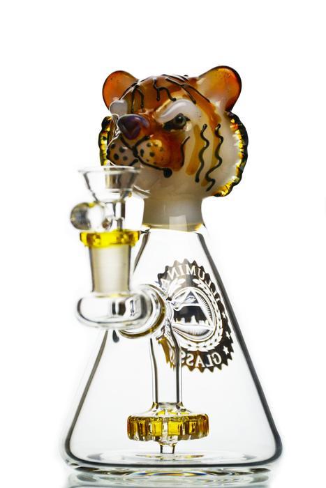 Beaker bongs Illuminati Glass - Tony Tiger UV Beaker Bong