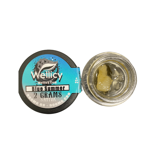 Wellicy Blue Summer Delta-8 Duo Dabs