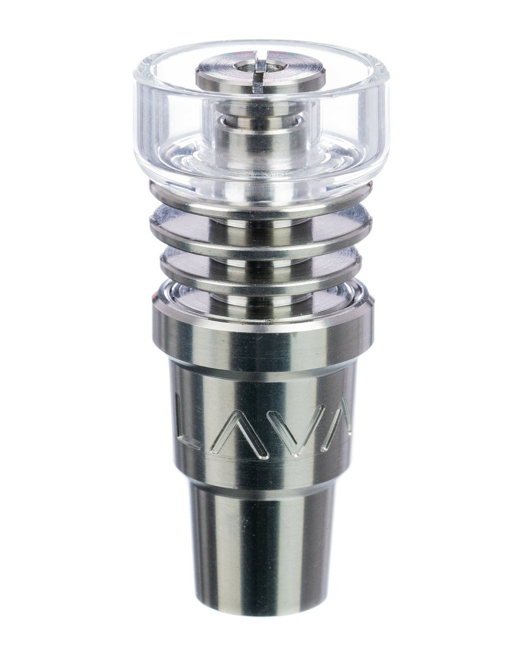 dab accessories LavaTech - 14mm/18mm Universal Domeless Titanium Nail w/ Quartz Dish