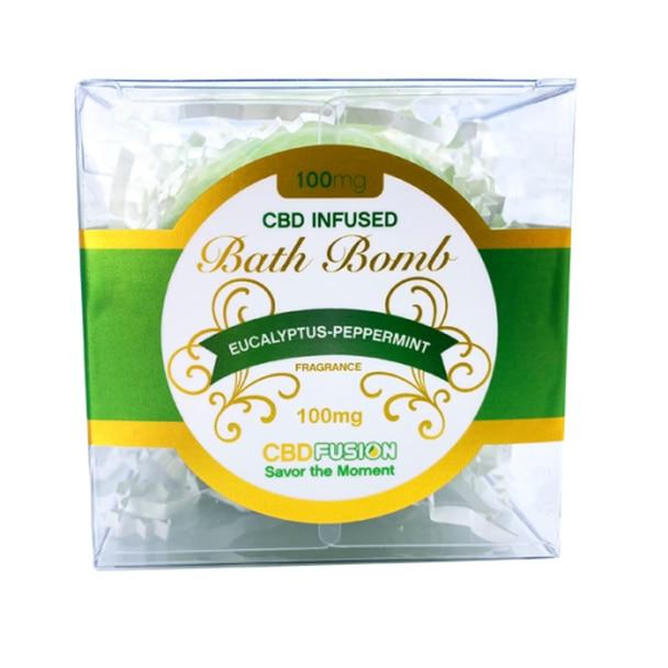 CBD Cream CBD Fusion - CBD Bath - Peppermint Bath Bomb - 100mg