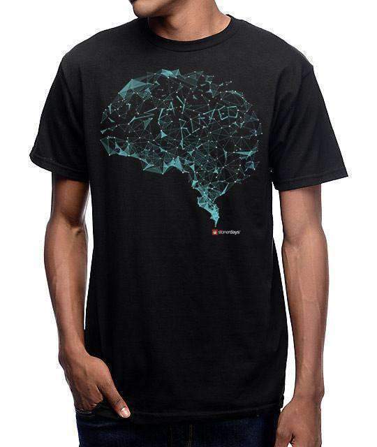 t-shirts MEN'S STAY BLAZED CEREBRAL CORTEX TEE