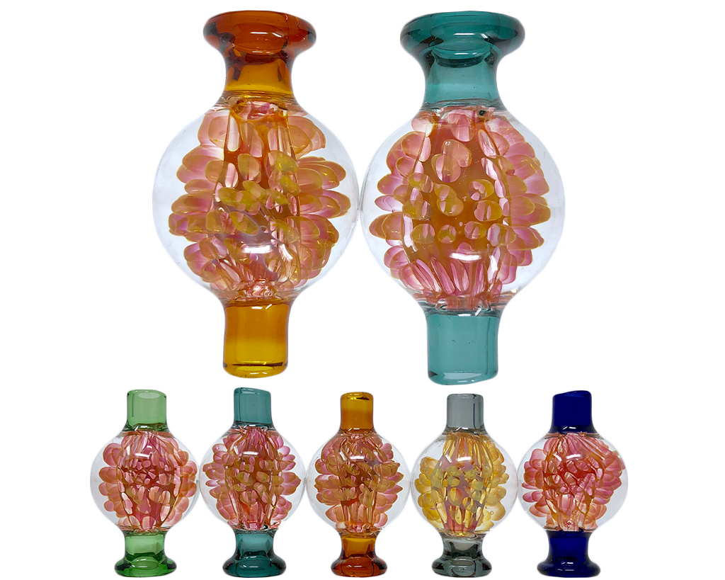 bong accessories Gold Fume Bubble Cap (NLS225)