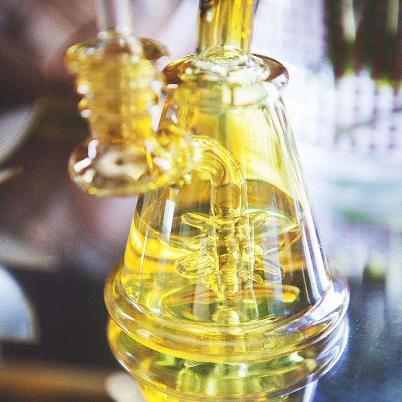 Beaker bongs "NYMPH" Mini Beaker With Propeller Perc