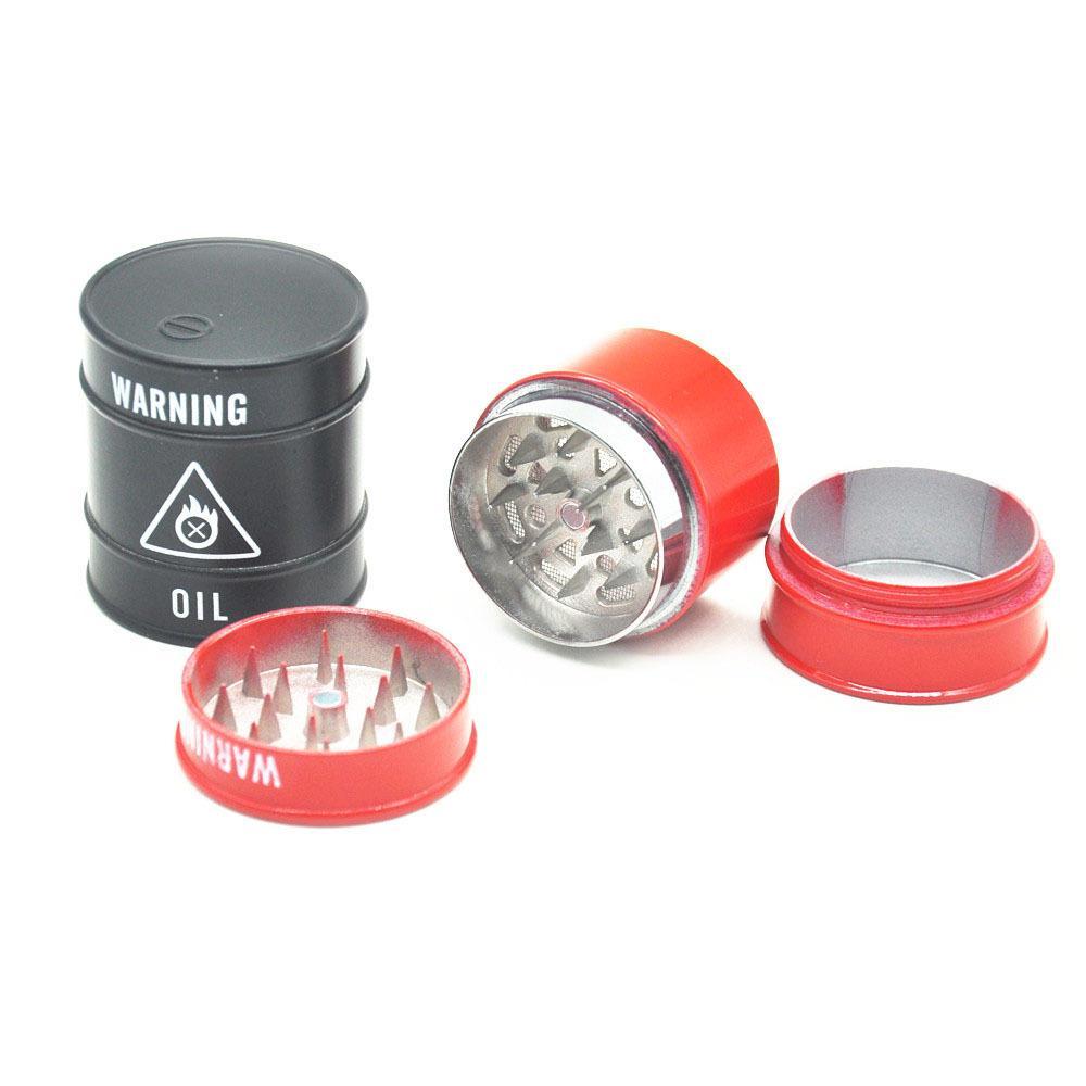 Bong Attachments Oil Barrel Stealthy Novelty Herb Grinder 3 Layer 45 MM