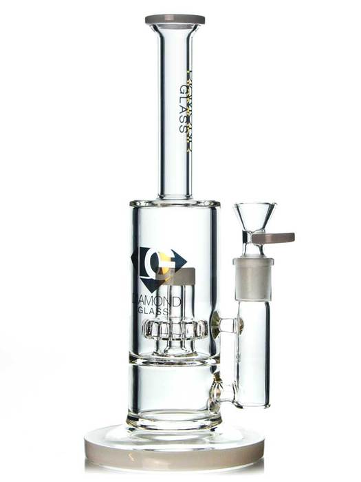 Bongs Stemless Showerhead Waterpipe By Diamond Glass