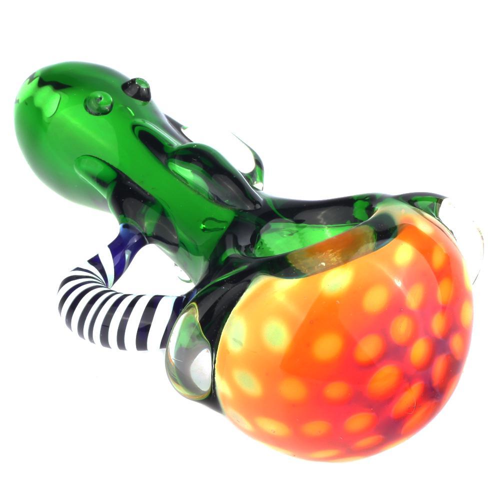 glass pipes Fumed Bubble Glass Pipe with Glass Horns