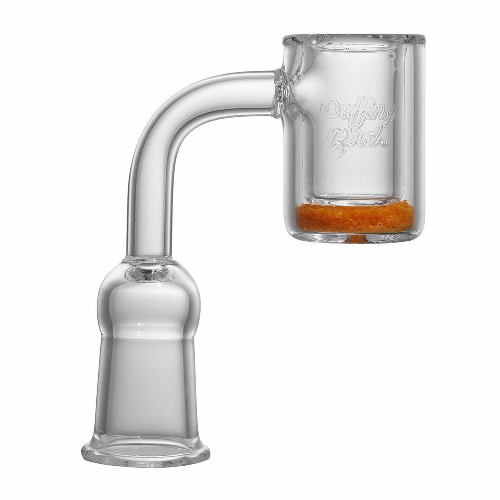 quartz banger Thermochromic Banger Yellow Glass - By Puffing Bird™
