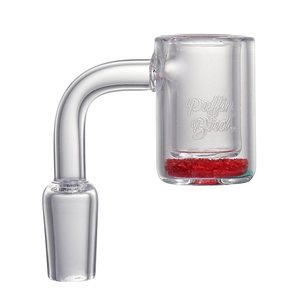 quartz banger Thermochromic Banger Red Glass - By Puffing Bird™