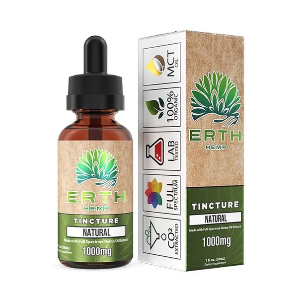 CBD Tinctures ERTH - CBD Tincture - Natural - 500mg-1000mg