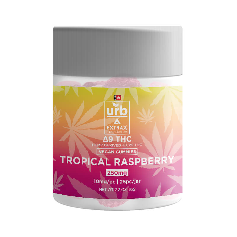 Tropical Raspberry Delta 9 THC Gummies -  By Delta Extrax