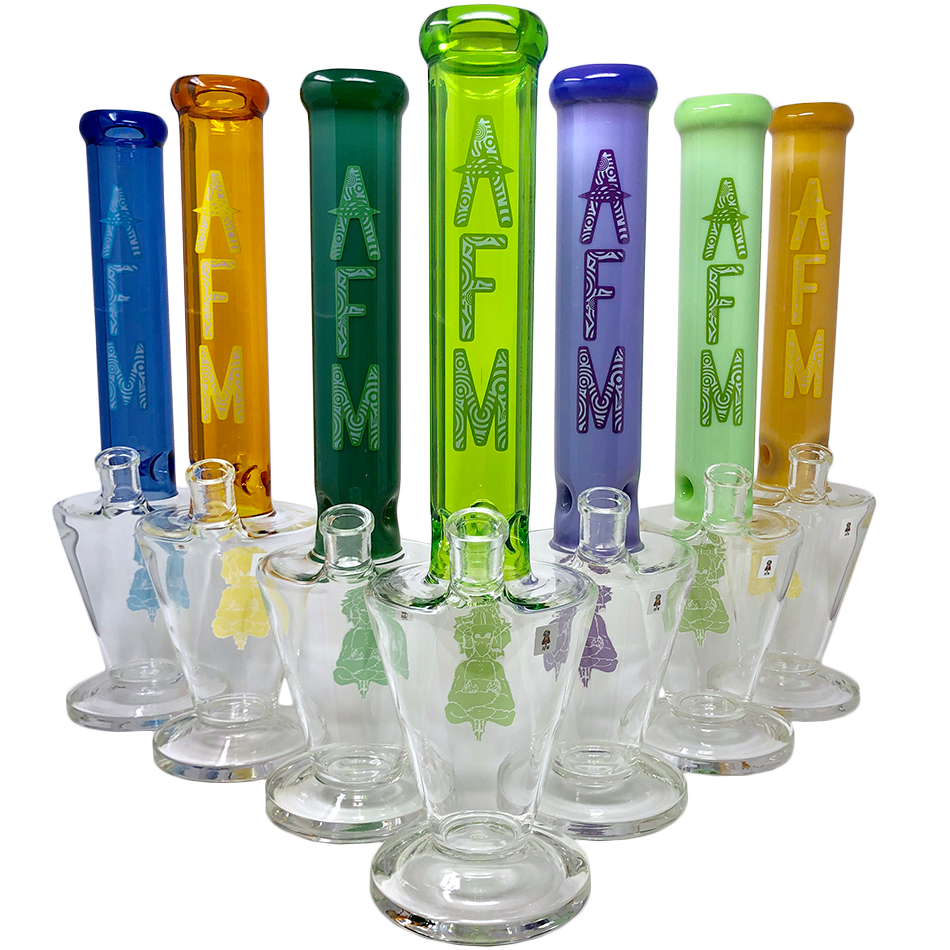 Bongs AFM Glass - UPSIDEDOWN BEAKER 18''