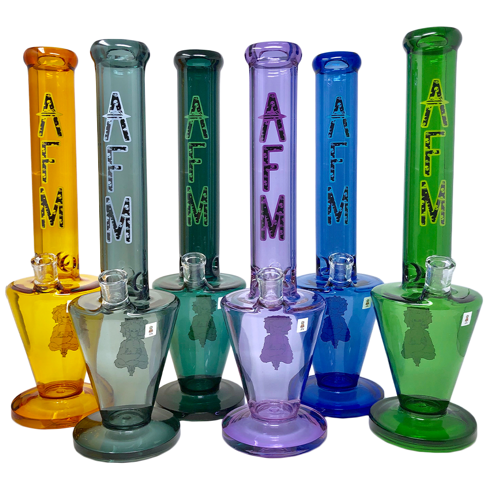 Beaker bongs UPSIDEDOWN BEAKER 18inch Full Color (TX380)