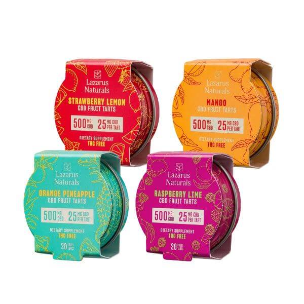 CBD FRUIT TART SAMPLER - By Lazarus Naturals