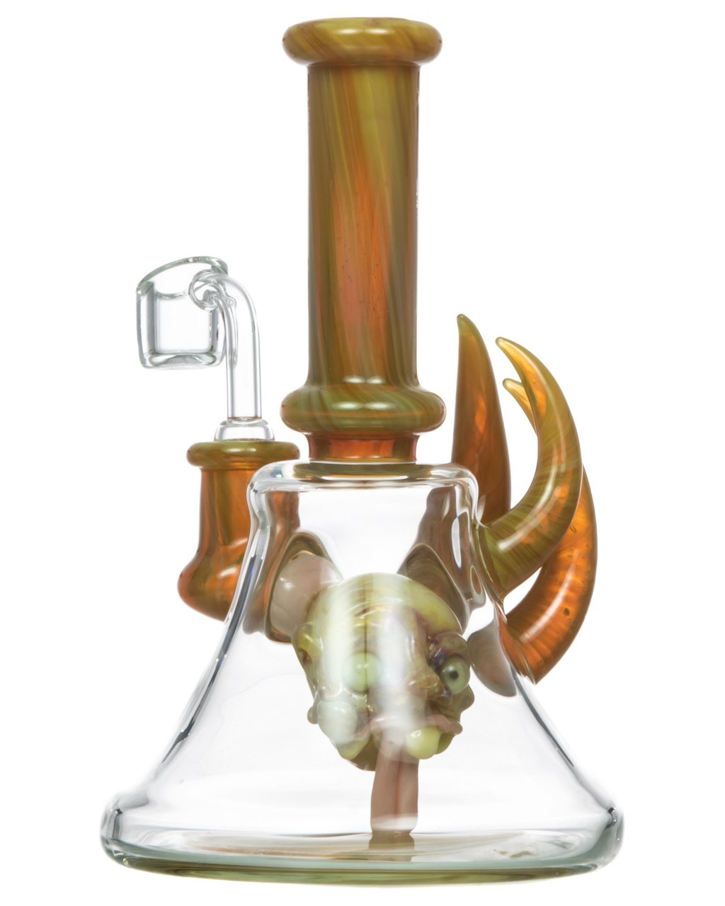 Dab Rigs Zink - Goblin Heady Dab Rig w/ Horn Accents