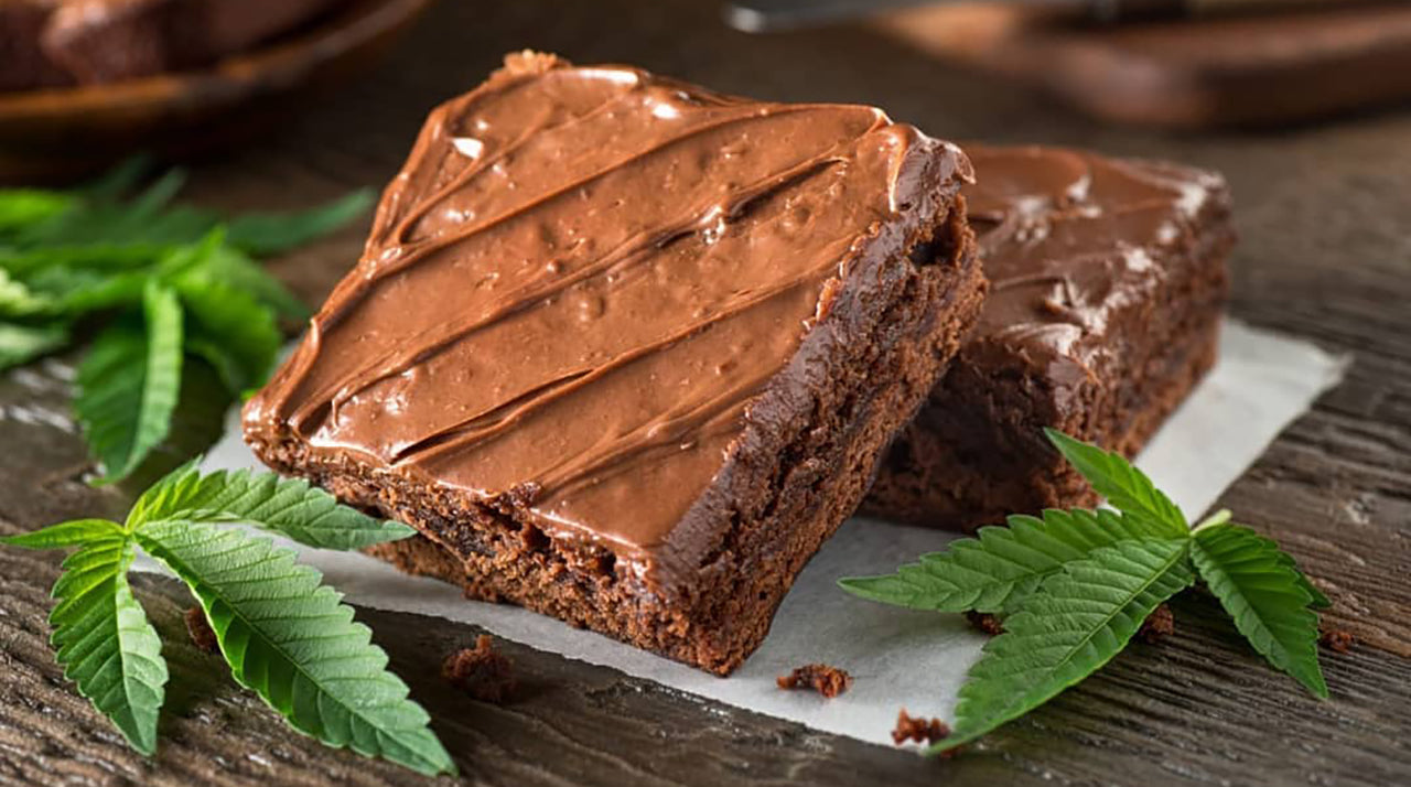 Cannabis and brownies, image from 420 Brand Clothing on Instagram