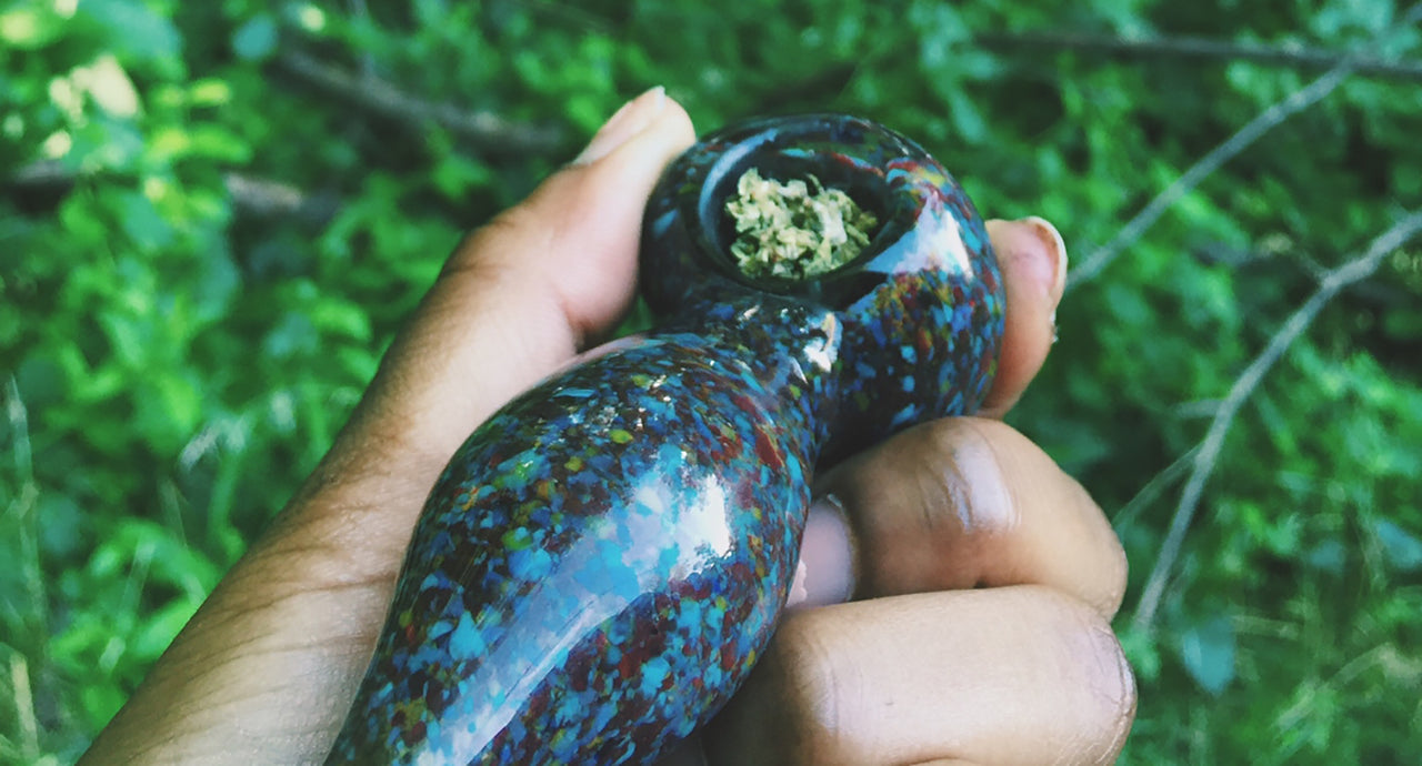 Cover image is pipe weed packed in a weed pipe, image courtesy of Melanin Stoners Official on Instagram