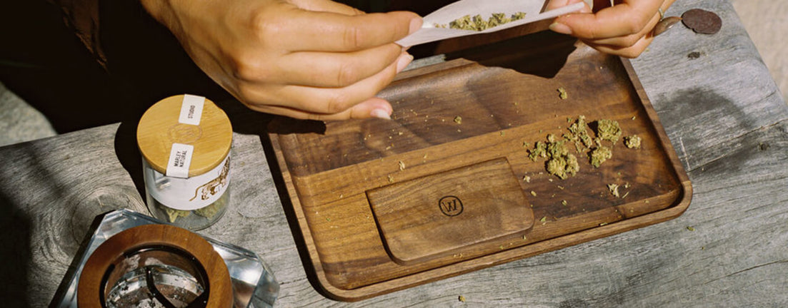 marijuana weed rolling tray