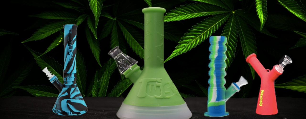 silicone acrylic bong marijuana