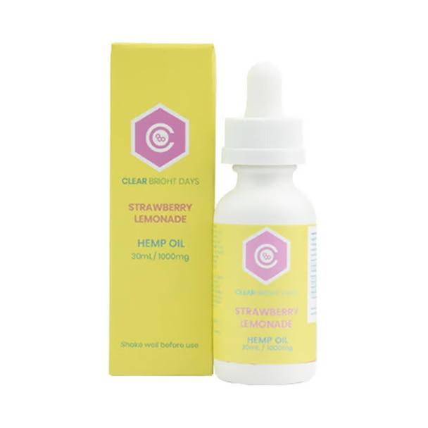 CBD Tinctures Clear Bright Days - CBD Tincture - Strawberry Lemonade - 1000mg