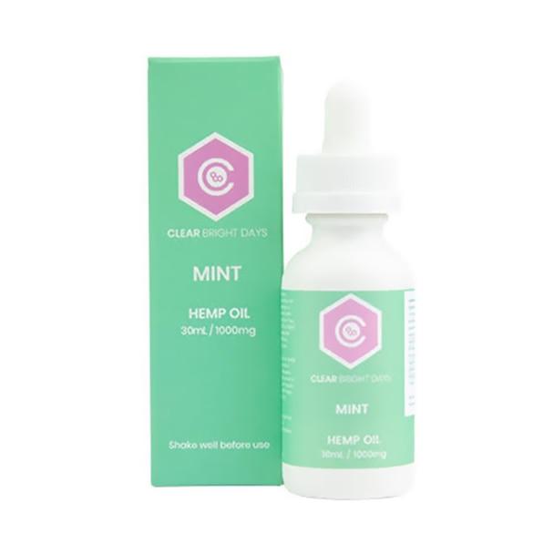 CBD Tinctures Clear Bright Days - CBD Tincture - Mint - 1000mg