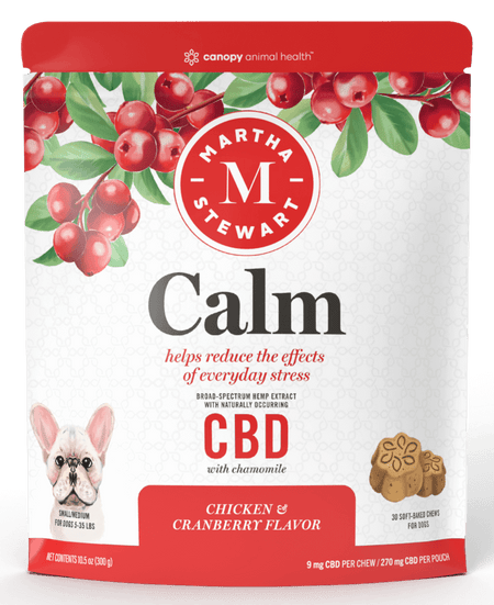 Martha Stewart CBD Calm Chicken and Cranberry Flavor Soft Baked Chews