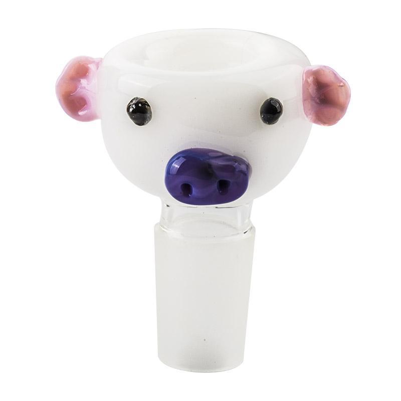 Bong Attachments 18mm Male Funny Pig Bong Bowl