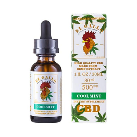 CBD Tinctures El Gallo - CBD Tincture - Cool Mint - 500mg
