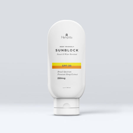 Sunblock HempVita Broad-Spectrum Hemp-Extract SPF-30 Sunblock