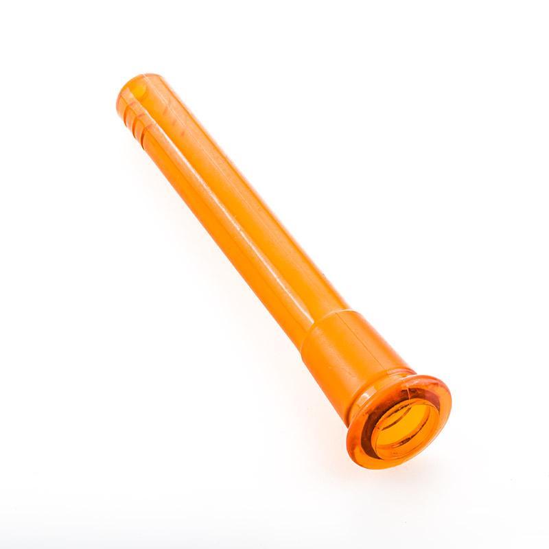 Bong Attachments 4.7" 18mm To 14mm Inside-Cut Slitted Diffuser Downstem (Orange)
