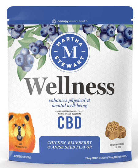Martha Stewart CBD Wellness Chicken and Blueberry Flavor Soft Baked Chews