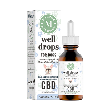 Martha Stewart CBD Well Drops Chicken Flavor Oil Drops