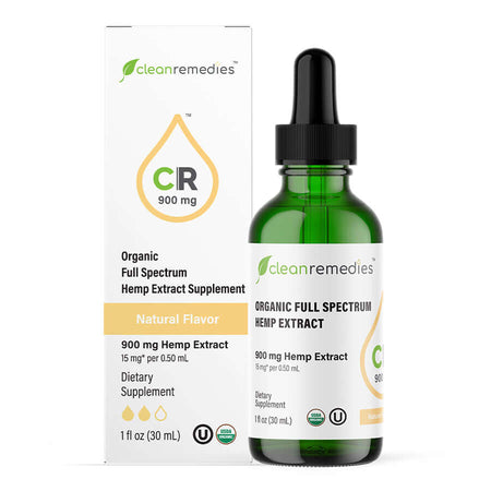 Clean Remedies | Full Spectrum CBD Tincture 900mg
