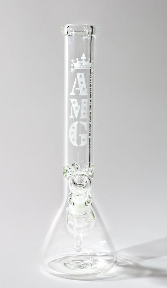 Water Pipes AMG Glass- 7mm Thick Beaker Bong 12" 15'' or 18''