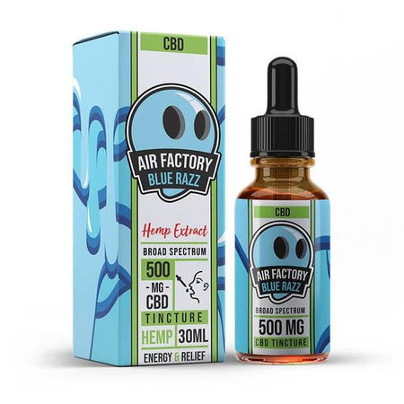 CBD Tinctures Air Factory CBD - CBD Tincture - Blue Razz - 500mg-1000mg