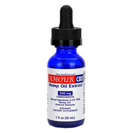 CBD Tinctures AmourCBD - CBD Tincture - Broad Spectrum - 500mg-1500mg