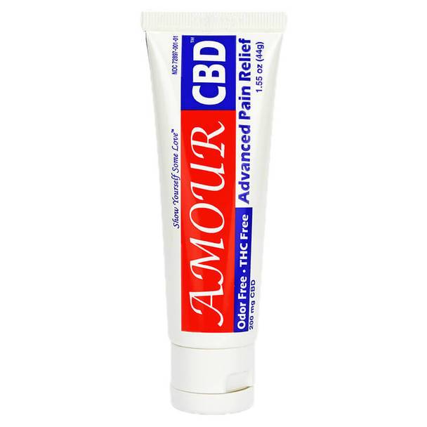 CBD Cream AmourCBD - CBD Topical - Pain Relieving Cream - 1.55oz