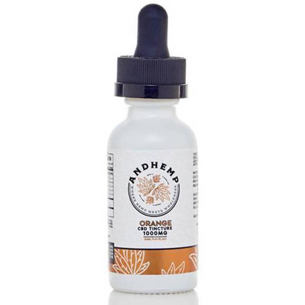 CBD Tinctures AndHemp - CBD Tincture - Orange - 500mg-1000mg