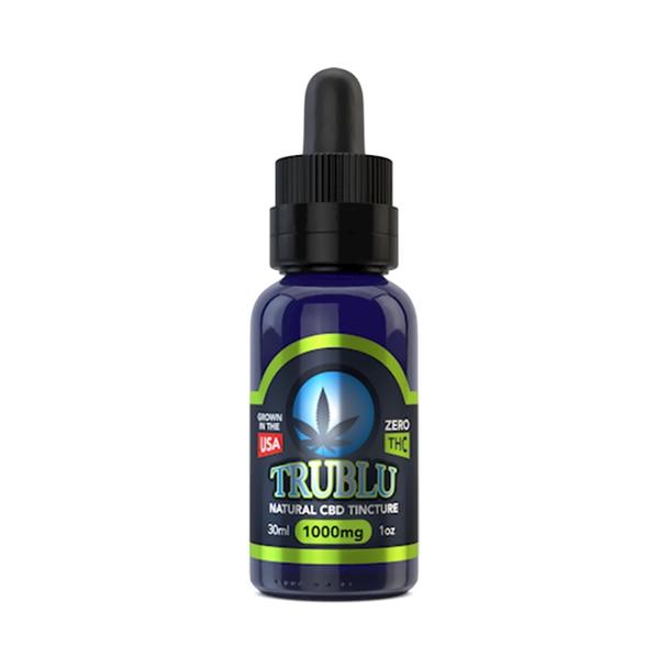 CBD Tinctures Blue Moon Hemp - CBD Tincture - Tru Blu - 1000mg