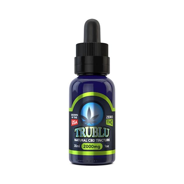 CBD Tinctures Blue Moon Hemp - CBD Tincture - Tru Blu - 2000mg