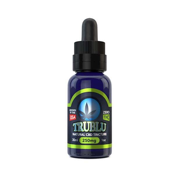 CBD Tinctures Blue Moon Hemp - CBD Tincture - Tru Blu - 250mg