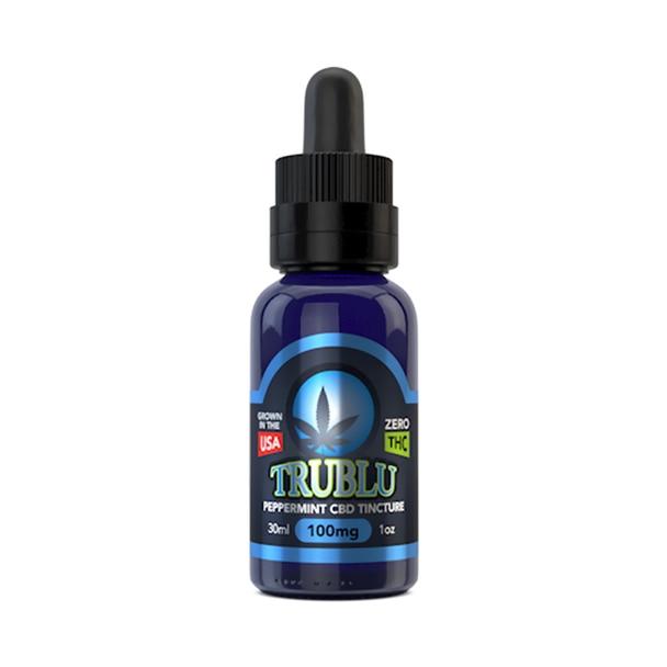 CBD Tinctures Blue Moon Hemp - CBD Tincture - Tru Blu Peppermint - 125mg