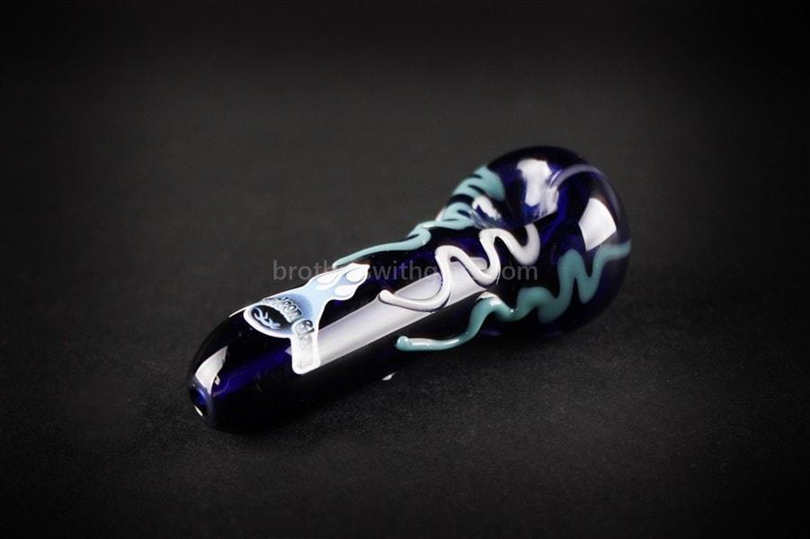Hand pipe Chameleon Glass Squigee Hand Pipe - Blue