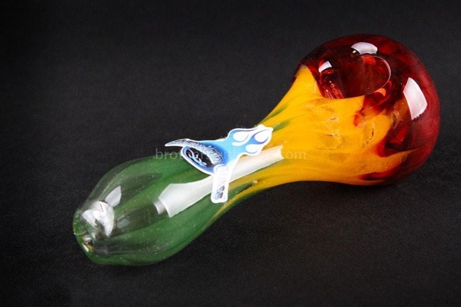 Hand pipe Chameleon Glass Flamethrower Hand Pipe - Rasta